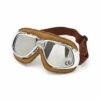 Bandit Classic Goggles Brown Leather -Motorcycle Equipment Store bandit classic goggles brown leather