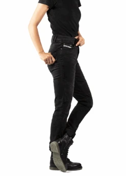 John Doe Betty Biker Jeans Black Used -Motorcycle Equipment Store john doe betty biker jeans black used 1