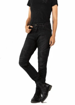 John Doe Betty Biker Jeans Black Used -Motorcycle Equipment Store john doe betty biker jeans black used 2