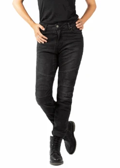 John Doe Betty Biker Jeans Black Used -Motorcycle Equipment Store john doe betty biker jeans black used