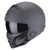 Scorpion EXO-Combat II Graphite -Motorcycle Equipment Store scorpion exo combat ii graphite
